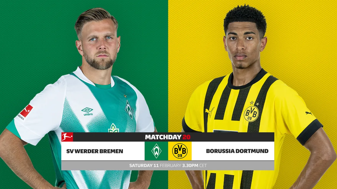 مباراة فيردر بريمن وبوروسيا دورتموند اليوم و القنوات الناقلة 2023-02-11 Werder Bremen vs Borussia Dortmund