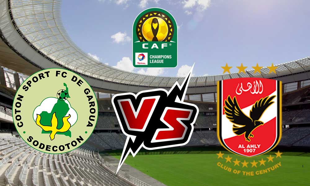  CAF CHAMPIONS LEAGUE: Group Stage Cotonsport vs Al Ahly Cairo Live Score and Live Stream